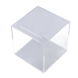 12cm Piggy Bank Acrylic Clear Dustproof Cube Money Boxes Storage Money Saving Box