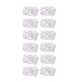 12PCS 0.03W Button String Lights Cold White Light 20 LED 3V Flexible IP65 Waterproof for Wedding Party Bedroom