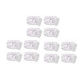 12PCS 0.03W Button String Lights Cold White Light 20 LED 3V Flexible IP65 Waterproof for Wedding Party Bedroom