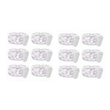 12PCS 0.03W Button String Lights Cold White Light 20 LED 3V Flexible IP65 Waterproof for Wedding Party Bedroom - Top-Down View