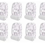 12PCS 0.03W Button String Lights Cold White Light 20 LED 3V Flexible IP65 Waterproof for Wedding Party Bedroom - Low Angle