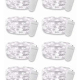 12PCS 0.03W Button String Lights Cold White Light 20 LED 3V Flexible IP65 Waterproof for Wedding Party Bedroom - Extra Image