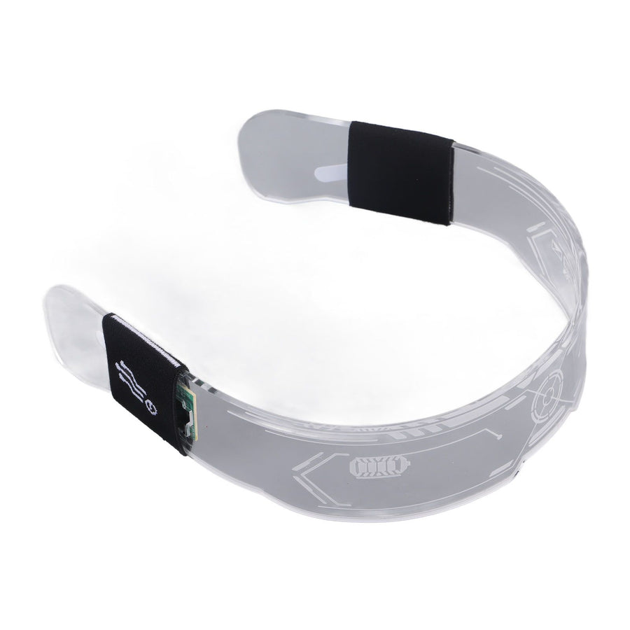 Colorful LED Luminous Glasses with 4 Flashing Modes 7 Adjustable Colors for Party Bar Music Festival Double Control