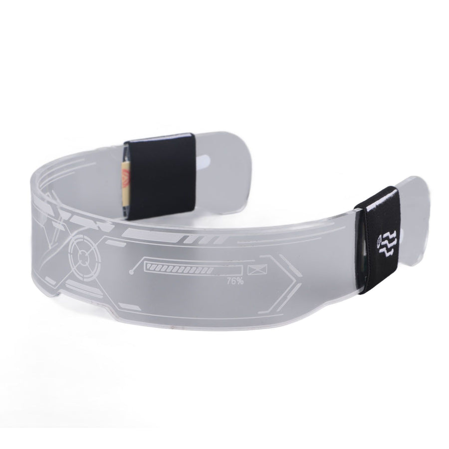 Colorful LED Luminous Glasses with 4 Flashing Modes 7 Adjustable Colors for Party Bar Music Festival Double Control