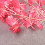 1.8m 256 Simulated Artificial Sakura Flower Garland Hanging Vines for Spring Home Room Wedding Party Decor Rose Red