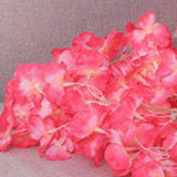 1.8m 256 Simulated Artificial Sakura Flower Garland Hanging Vines for Spring Home Room Wedding Party Decor Rose Red