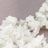 1.8m 256 Simulated Artificial Sakura Flower Garland Hanging Vines for Spring Home Room Wedding Party Decor White