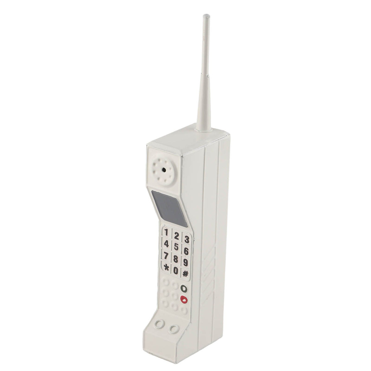 Retro Cellphone Model Old Fashioned Cellular Phone Model Ornament Vintage Simulation Photographic Props for Home Stage White