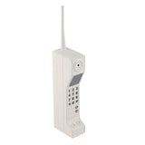 Retro Cellphone Model Old Fashioned Cellular Phone Model Ornament Vintage Simulation Photographic Props for Home Stage White