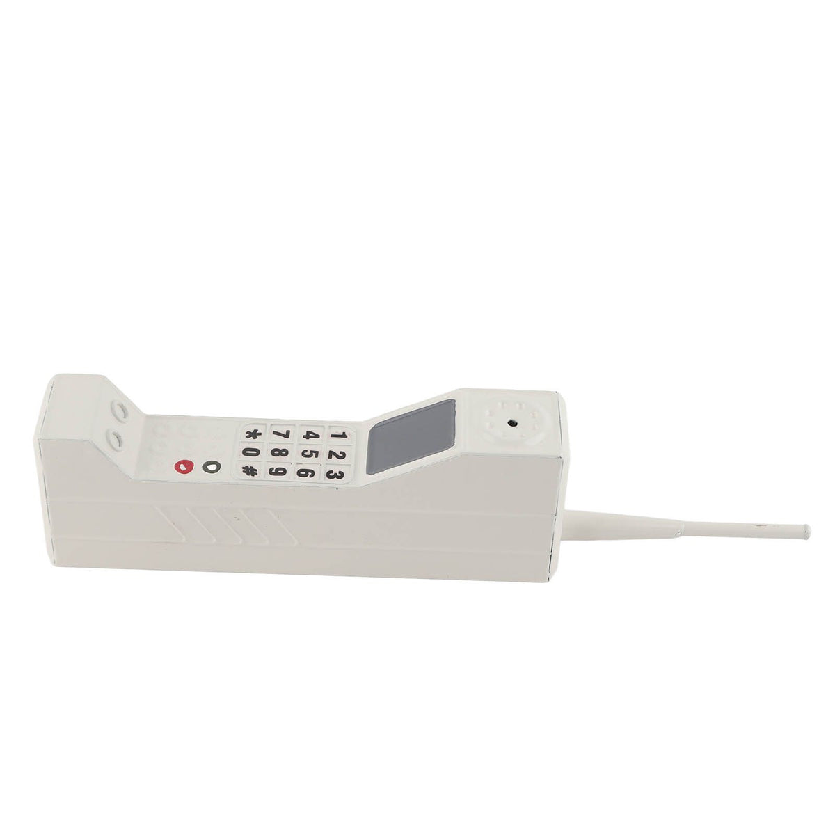 Retro Cellphone Model Old Fashioned Cellular Phone Model Ornament Vintage Simulation Photographic Props for Home Stage White