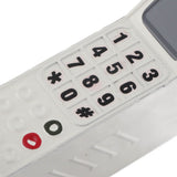 Retro Cellphone Model Old Fashioned Cellular Phone Model Ornament Vintage Simulation Photographic Props for Home Stage White - Extra Image