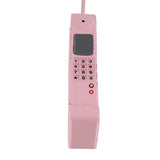 Retro Cellphone Model Old Fashioned Cellular Phone Model Ornament Vintage Simulation Photographic Props for Home Stage Pink