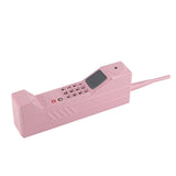 Retro Cellphone Model Old Fashioned Cellular Phone Model Ornament Vintage Simulation Photographic Props for Home Stage Pink