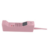 Retro Cellphone Model Old Fashioned Cellular Phone Model Ornament Vintage Simulation Photographic Props for Home Stage Pink - Close-Up Angle