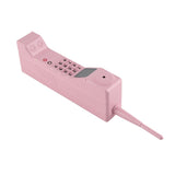 Retro Cellphone Model Old Fashioned Cellular Phone Model Ornament Vintage Simulation Photographic Props for Home Stage Pink - Low Angle
