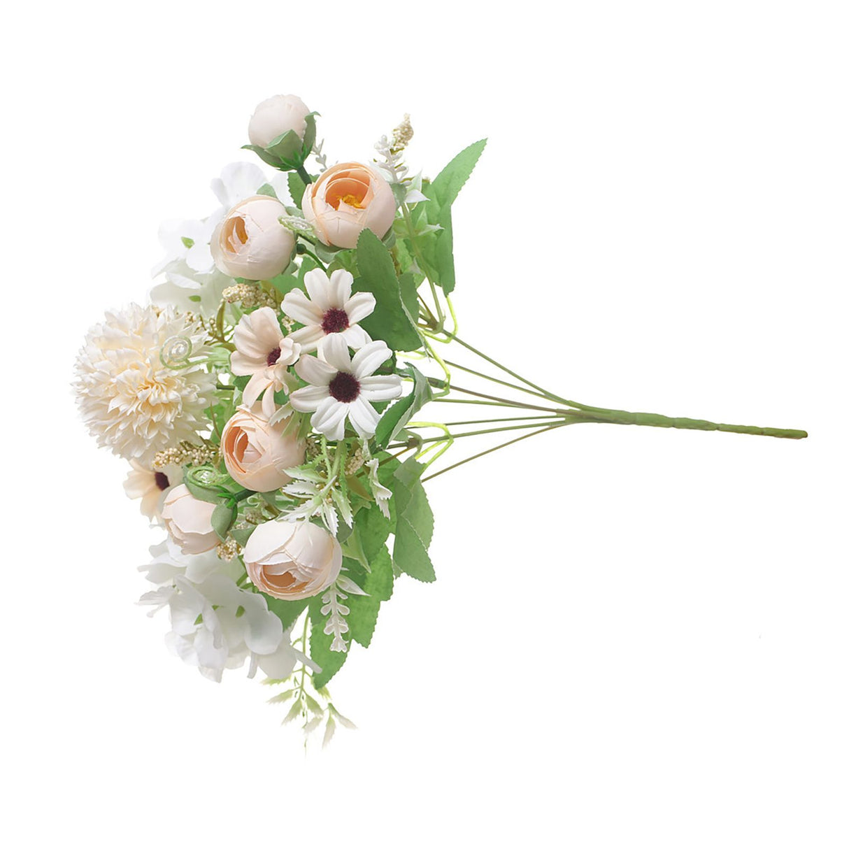 Artificial Flower Exquisite Lifelike Silk Cloth Faux Flower for Photography Wedding Home Shop Decoration Champagne