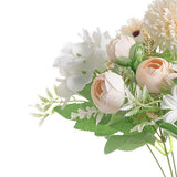 Artificial Flower Exquisite Lifelike Silk Cloth Faux Flower for Photography Wedding Home Shop Decoration Champagne