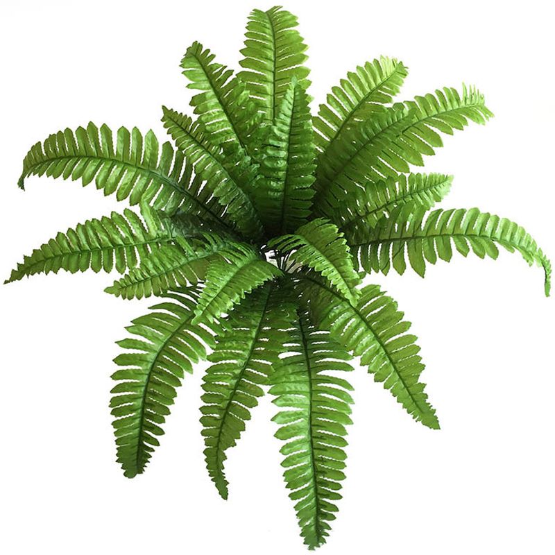 2Pcs 18 Heads Artificial Persian Leaves Artificial Shrubs Leaves Simulation Greenery Bushes for Home Garden Office Verandah Wedding