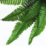2Pcs 18 Heads Artificial Persian Leaves Artificial Shrubs Leaves Simulation Greenery Bushes for Home Garden Office Verandah Wedding