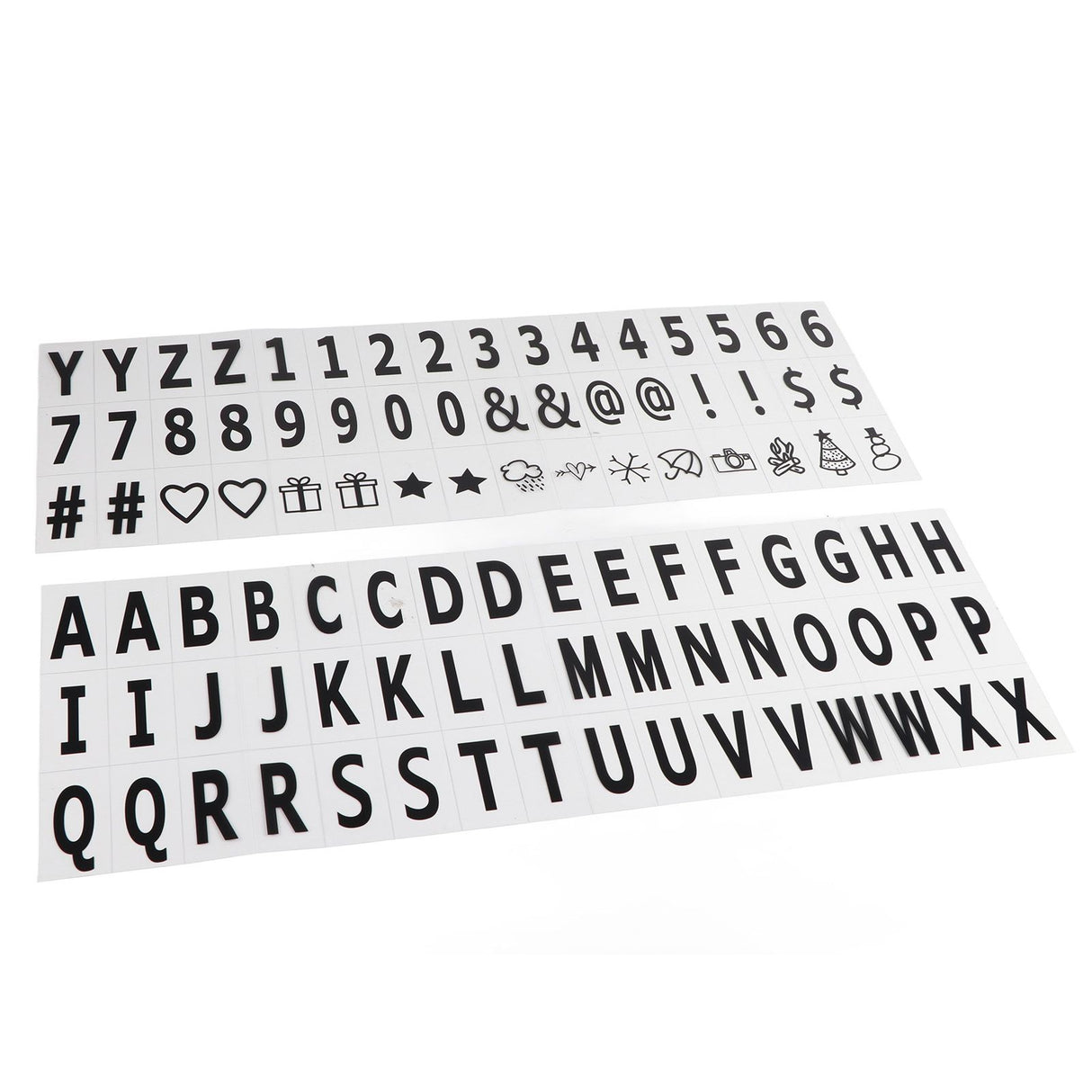 Cinema Light Box with Letters DIY Warm Light Up Letter Box with 96 Lettering Sticker for Room Decoration