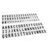 Cinema Light Box with Letters DIY Warm Light Up Letter Box with 96 Lettering Sticker for Room Decoration