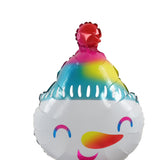 Christmas Foil Balloons Father Christmas Sleigh Father Christmas Snowman Candy House Christmas Ballons Decoration Kit
