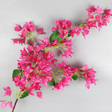 120cm Artificial Silk Bougainvillea Branches Faux Rose Red Bougainvillea with Iron Wire Stems for Wedding Decoration - Extra Image