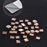 4X100CM 1464 Grains Self Adhesive Mosaic Tiles Wall Sticker Innovative DIY Glass Mirrors Sticker Home Decoration KTV Sticker Rose Gold