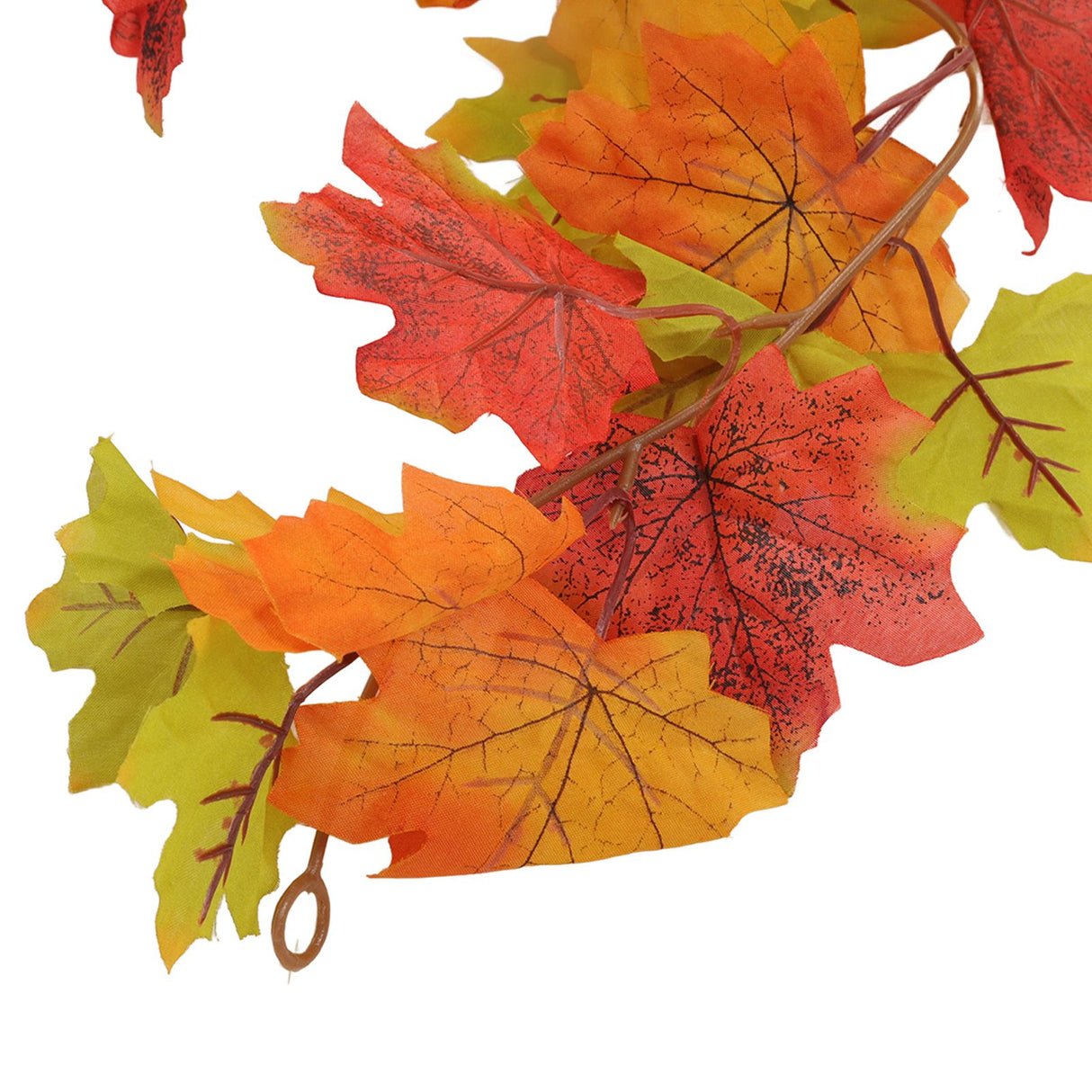 Maple Leaf Fall Garland Vivid Artificial Autumn Foliage Hanging Vine Garland for Thanksgiving Home Decoration