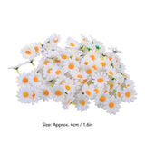 100pcs Artificial Little Daisy Lovely DIY Handcraft Silk Little Daisy for Offices Weddings White