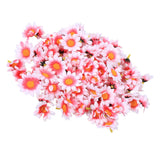 100pcs Artificial Little Daisy Lovely DIY Handcraft Silk Little Daisy for Offices Weddings Pink White