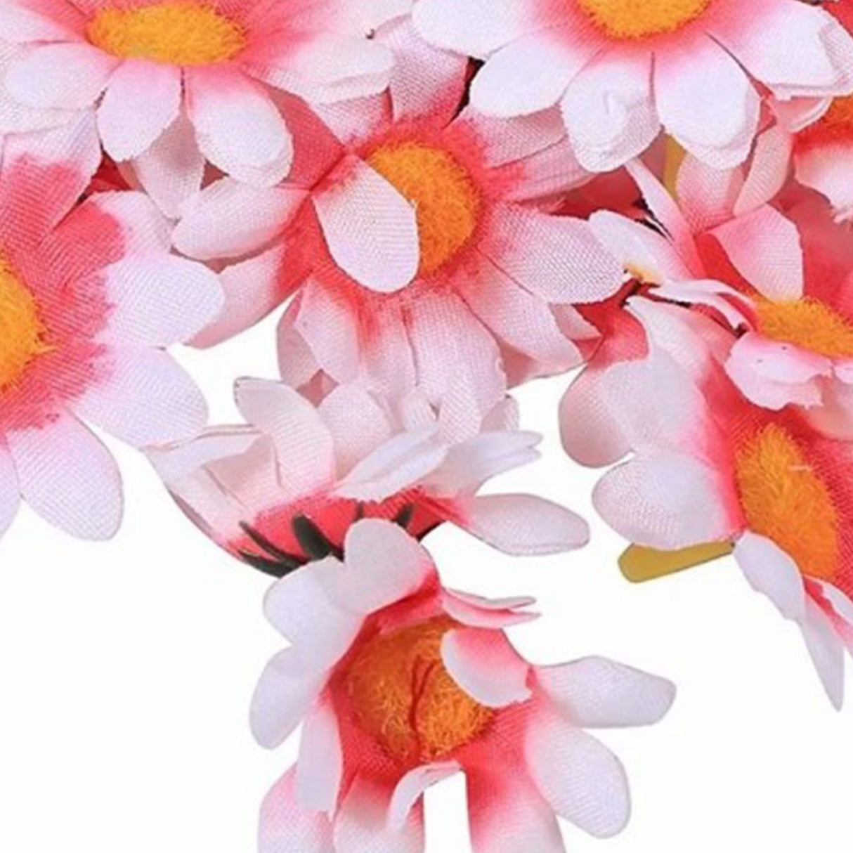 100pcs Artificial Little Daisy Lovely DIY Handcraft Silk Little Daisy for Offices Weddings Pink White