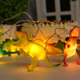 Dinosaur String Lamp 2m 10LED String Lights Animal Fashionable Decorative Light for Bedroom 4.5V