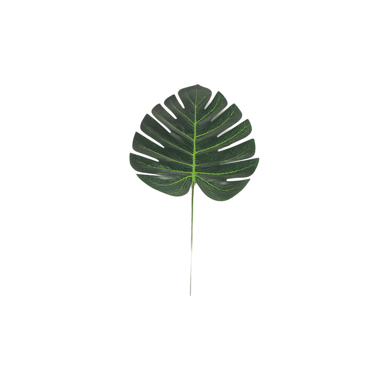 70pcs Simulated Palm Leaves Decorative Practical 10 Kinds Fake Faux Jungle Leaf Set for Home