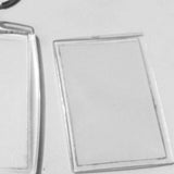 50Pcs Photo Insert Keychain Acrylic Blank Transparent Photo Picture Frame Keyring - Extra Image