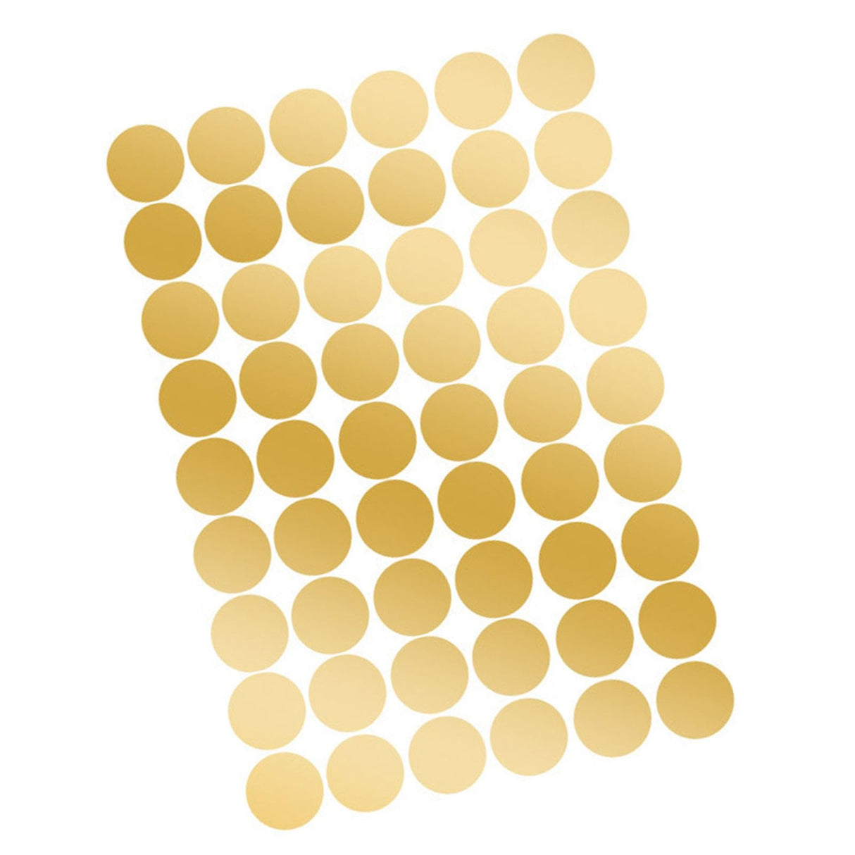 108Pcs Dot Stickers Pure Color Round Shaped PVC Wide Application Circle Stickers for Office Bedroom Kitchen 11.2x16.1in Gold(1.5x1.5in)