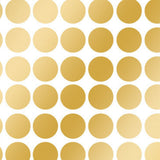 108Pcs Dot Stickers Pure Color Round Shaped PVC Wide Application Circle Stickers for Office Bedroom Kitchen 11.2x16.1in Gold(1.5x1.5in) - Extra Image