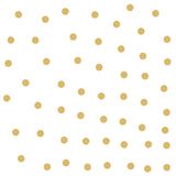 108Pcs Dot Stickers Pure Color Round Shaped PVC Wide Application Circle Stickers for Office Bedroom Kitchen 11.2x16.1in Gold(1.5x1.5in) - Extra Image