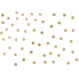 108Pcs Dot Stickers Pure Color Round Shaped PVC Wide Application Circle Stickers for Office Bedroom Kitchen 11.2x16.1in Gold(1.5x1.5in) - Extra Image