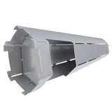 Hurricane Candle Holder Strong Windproof Warm Ambience Widely Used Metal Tealight Holder for Bar Cafe Wedding - Rear View