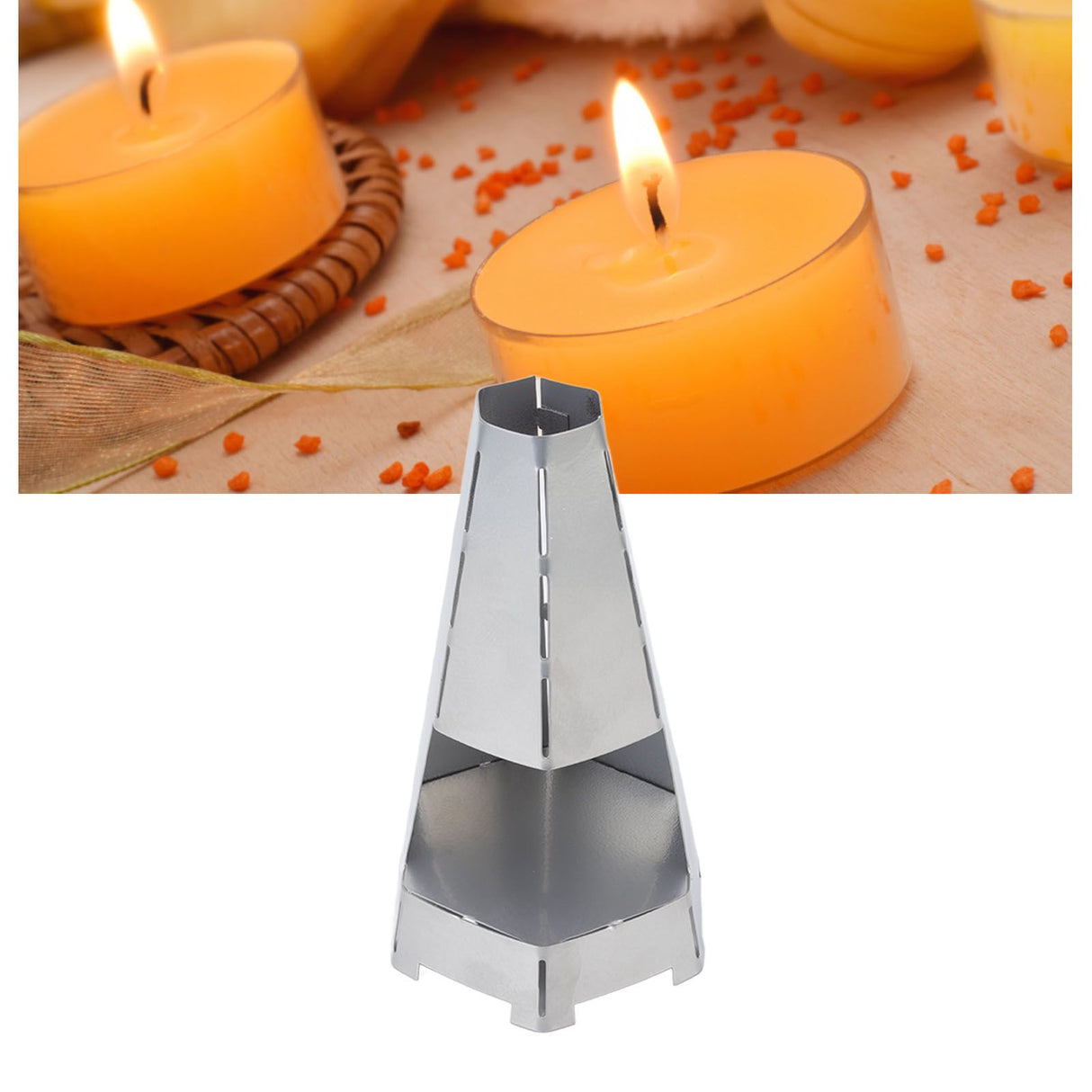 Hurricane Candle Holder Strong Windproof Warm Ambience Widely Used Metal Tealight Holder for Bar Cafe Wedding