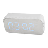 Alarm Clock Bluetooth Speaker High Volume Multifunctional Portable Mini Wireless Speaker for Outdoor and Home White - Extra Image