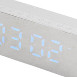 Alarm Clock Bluetooth Speaker High Volume Multifunctional Portable Mini Wireless Speaker for Outdoor and Home White