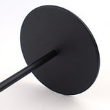 2 Pcs Metal Candle Holder Simple Modern Design Antique Black Candlestick Decoration for Home Wedding