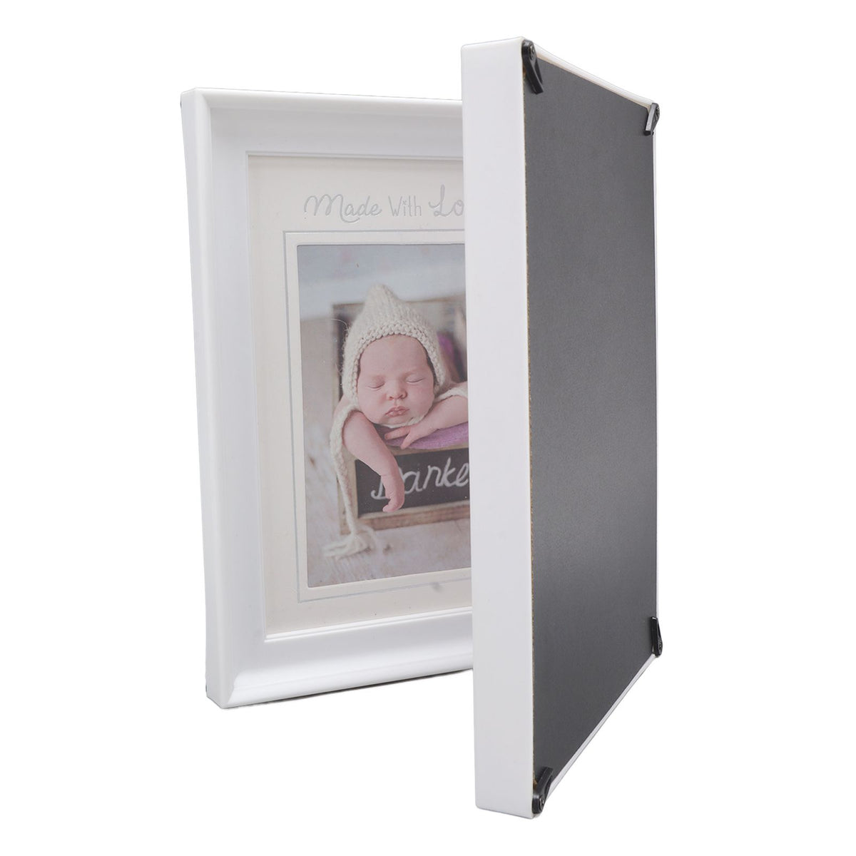Baby Handprint Footprint Kit Plastic Density Board Attractive Decorative 31.5x20.7x1.7cm Expanded Baby Print Frames Newborn