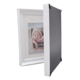 Baby Handprint Footprint Kit Plastic Density Board Attractive Decorative 31.5x20.7x1.7cm Expanded Baby Print Frames Newborn