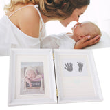 Baby Handprint Footprint Kit Plastic Density Board Attractive Decorative 31.5x20.7x1.7cm Expanded Baby Print Frames Newborn - Extra Image