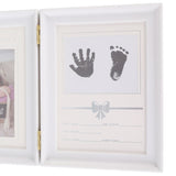 Baby Handprint Footprint Kit Plastic Density Board Attractive Decorative 31.5x20.7x1.7cm Expanded Baby Print Frames Newborn - Extra Image