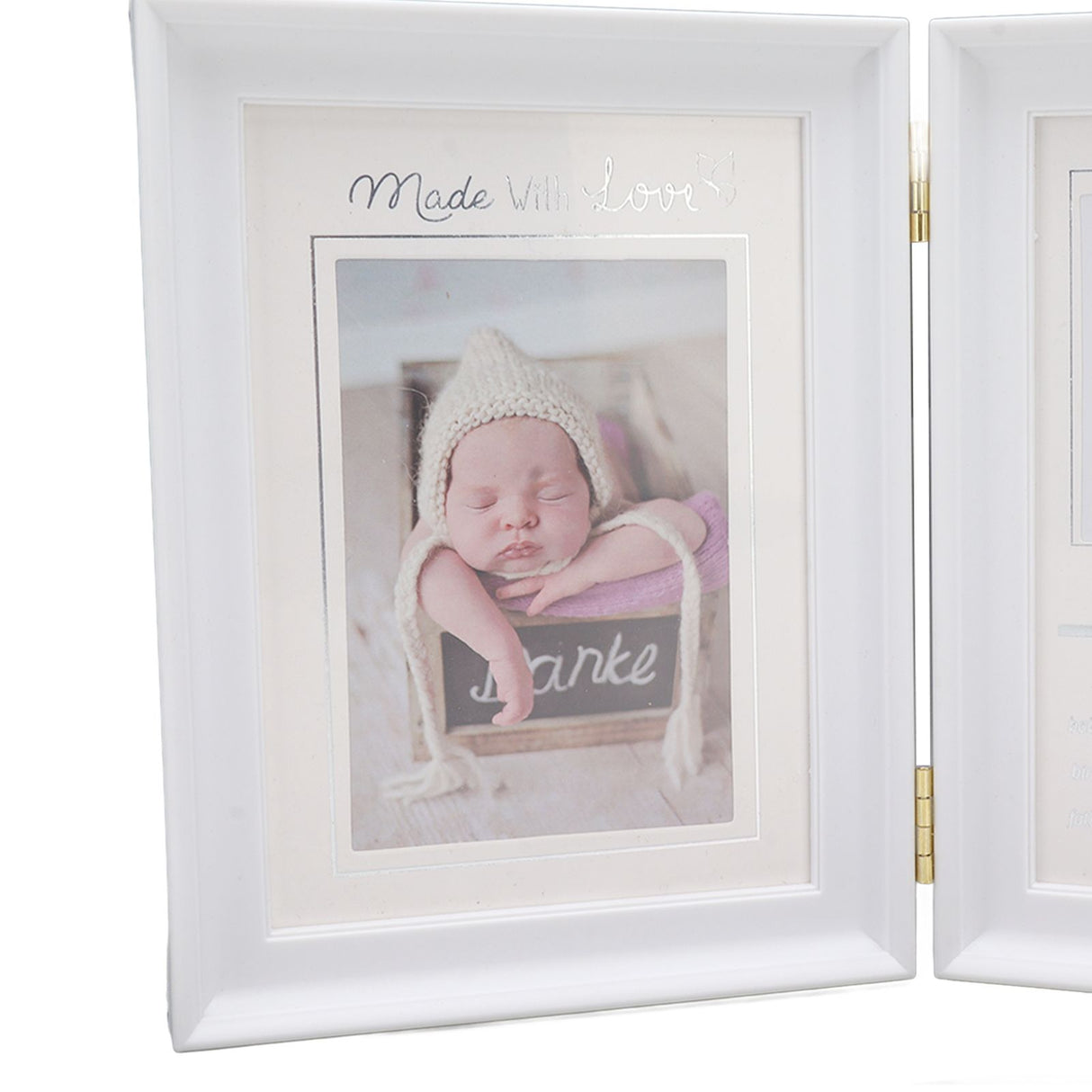 Baby Handprint Footprint Kit Plastic Density Board Attractive Decorative 31.5x20.7x1.7cm Expanded Baby Print Frames Newborn