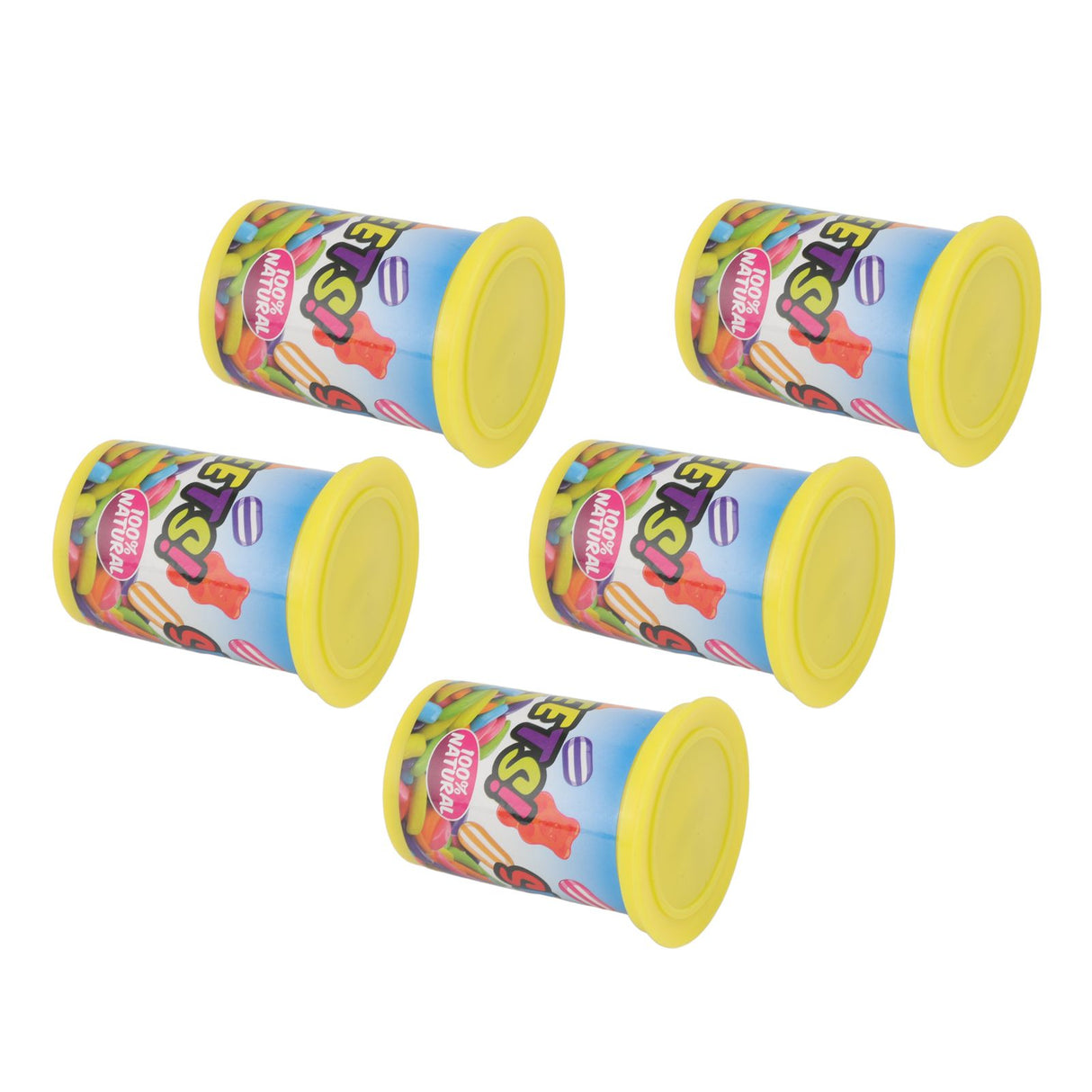 5Pcs Candy Snake Can Prank Jokes Toy Jump Spring Snake Toy Trick Fun Joke Toys for Halloween Carnival Party Supplies 6.1x5cm / 2.4x2.0in